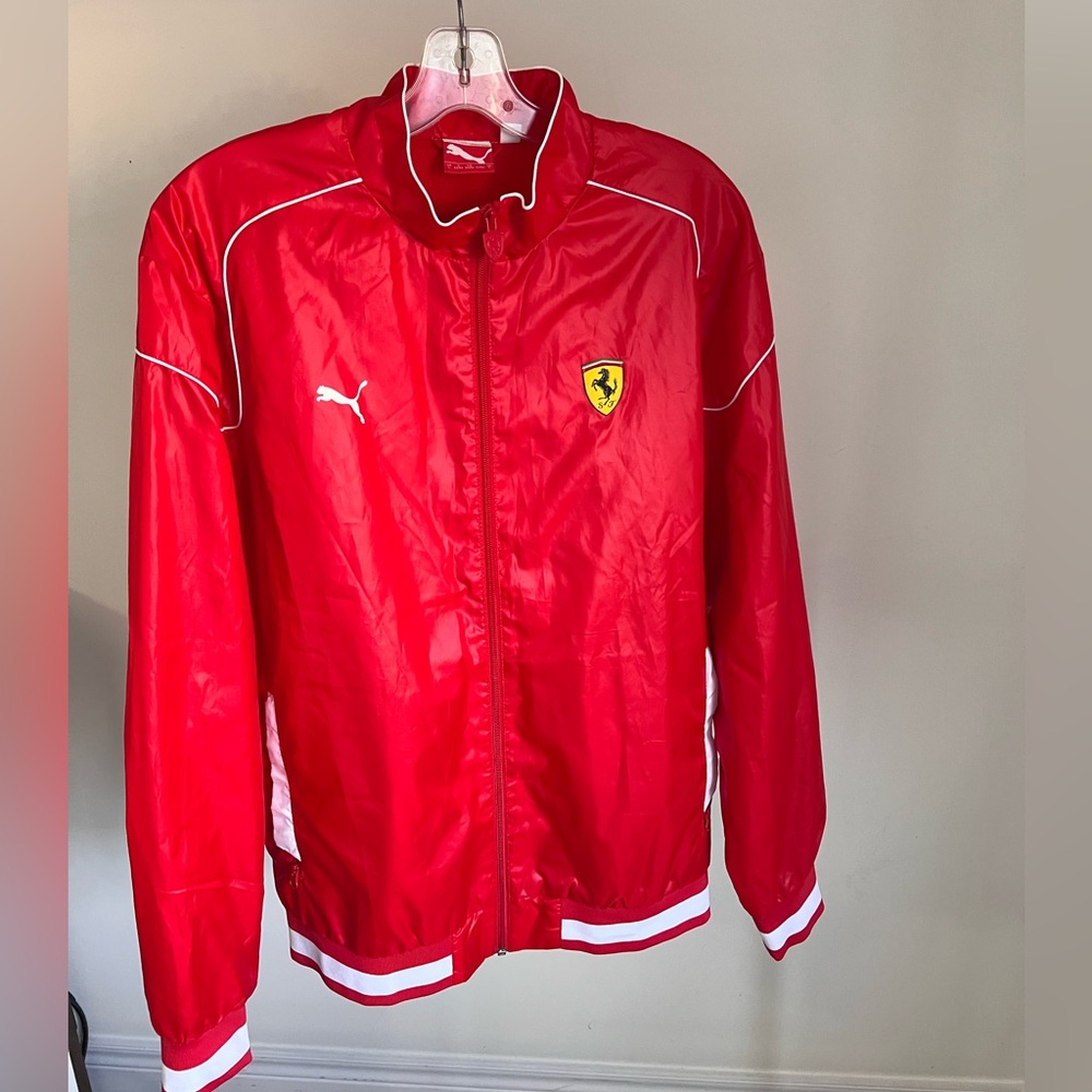 Puma Scuderia Ferrari Red Men's windbreaker Jacket L